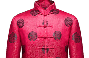 万寿绸系列大袍